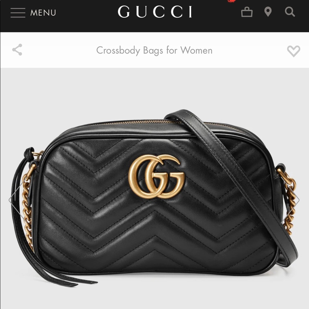 GG Marmont small matelassé shoulder bag
